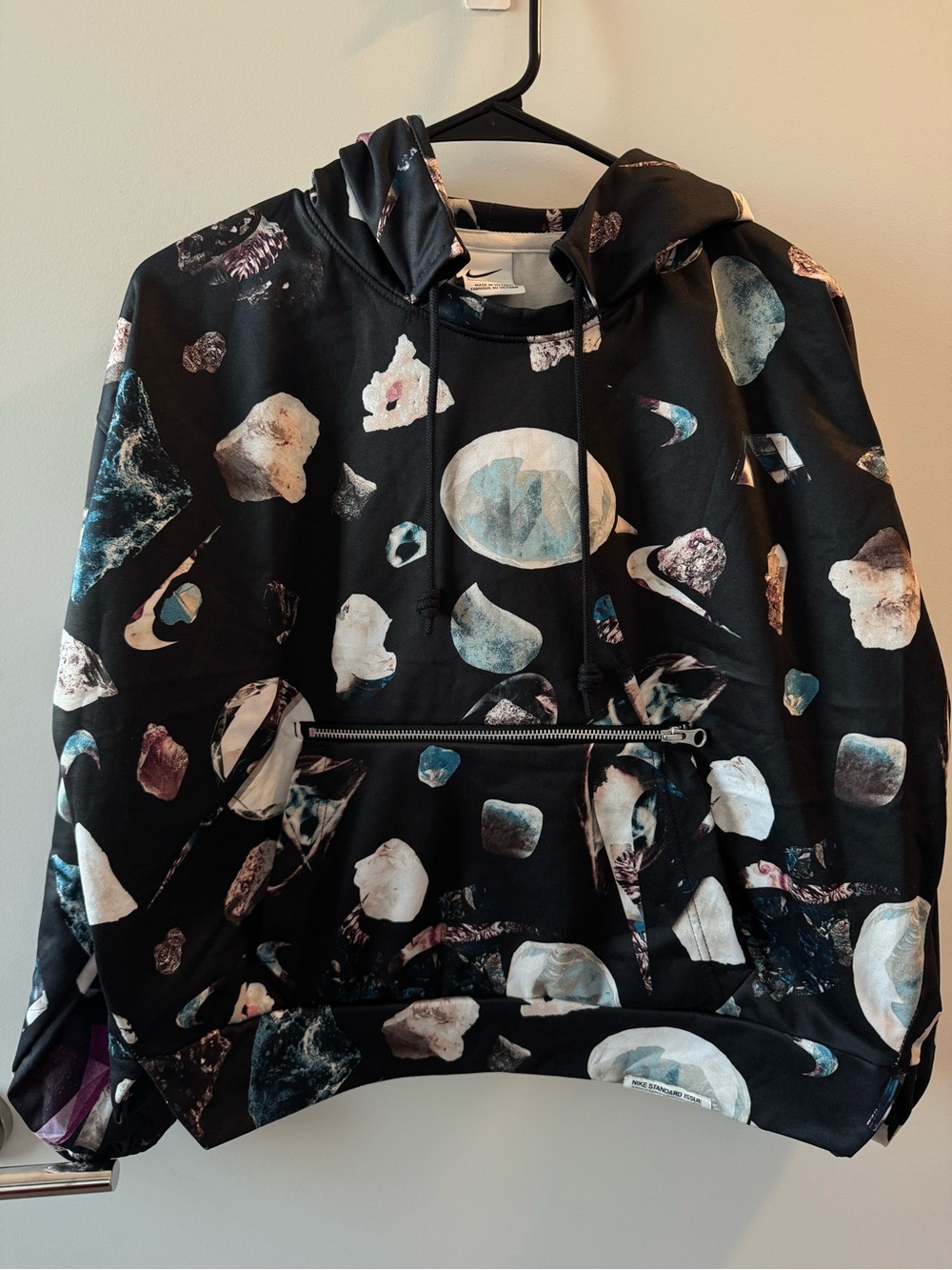 Nike Black Floral Dri-FIT Hoodie